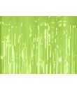 Ljusgrön folierad gardin, 100 x 200 cm