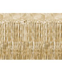 Gardin i matt guldfolie, 100 x 200 cm