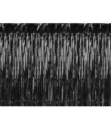 Svart folierad gardin, 100 x 200 cm