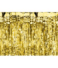 Gardin i guldfolie, 100 x 200 cm