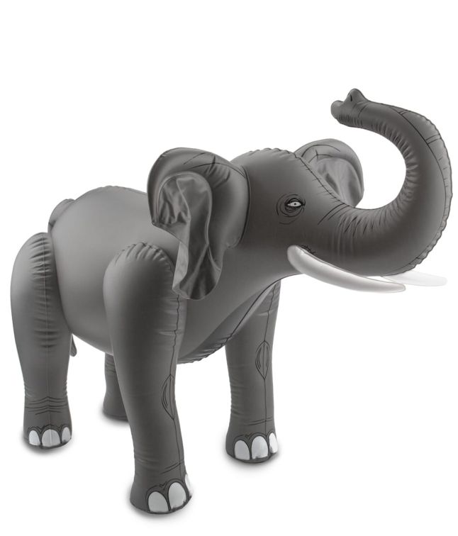 Oppustelig Elefant 75 x 60 cm