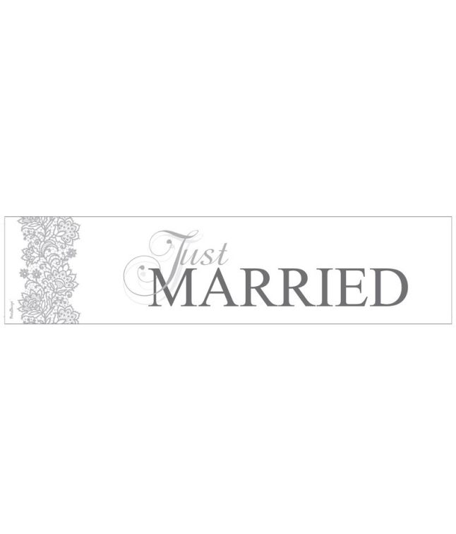 Just Married nummerplade
