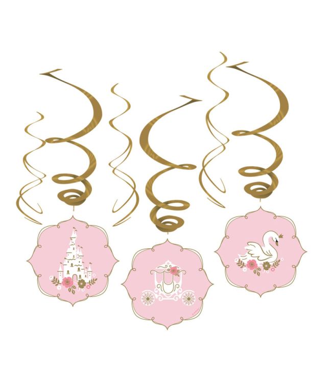 Princess for a day swirl deco