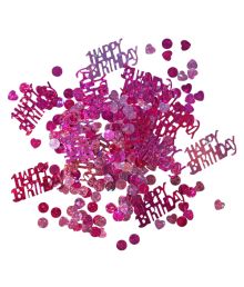 Konfetti Happy Birthday pink