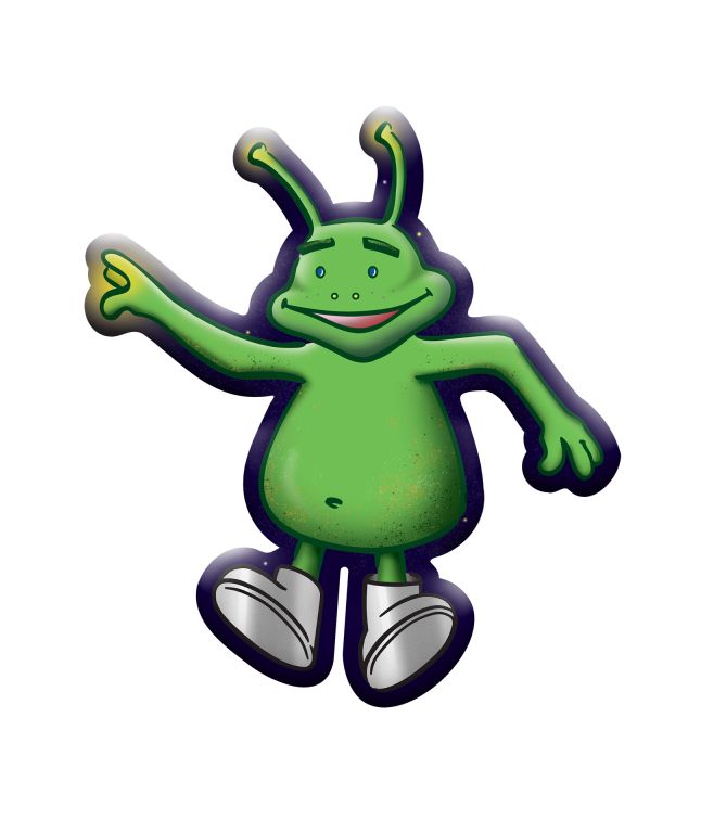 Folieballon Sød Alien 