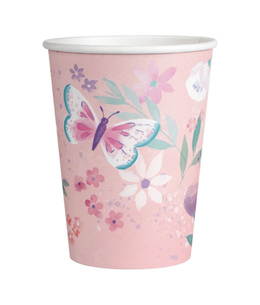 Sommerfugl papkrus 8 stk