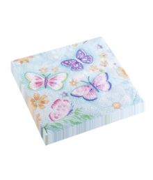 Sommerfugl servietter 33 x 33 cm