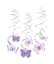 Sommerfugle swirl 6 stk