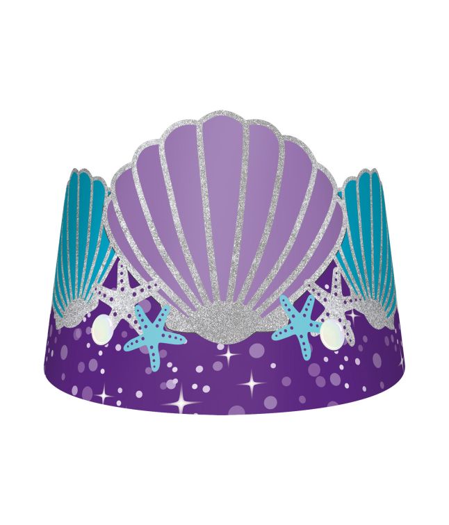 Tiara mermaid 8 stk