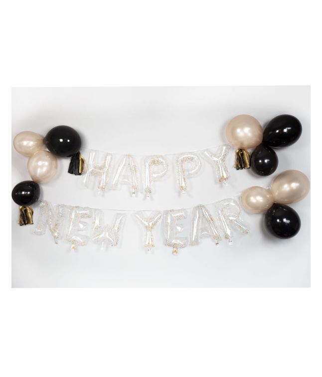 Happy New Year ballon sæt