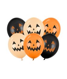 Ballongbukett med pumpa, 6 st