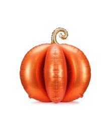 Stående orange folieballong med pumpa