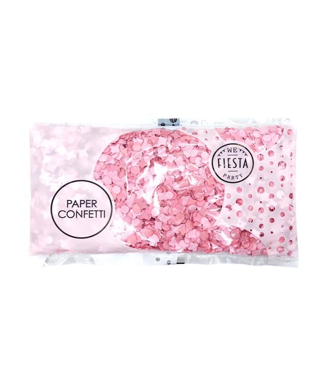 Konfetti lyserød 100 g.