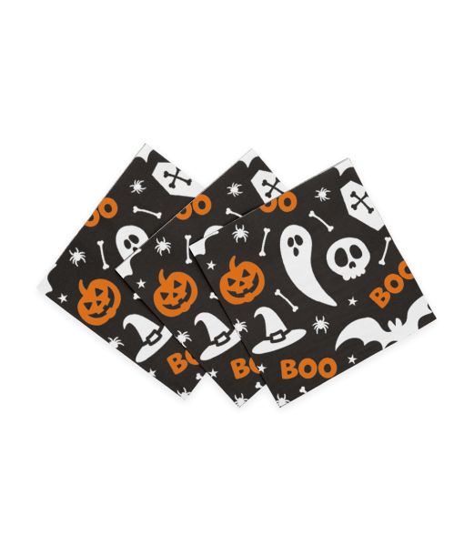 Servietter Halloween Boo 20 stk