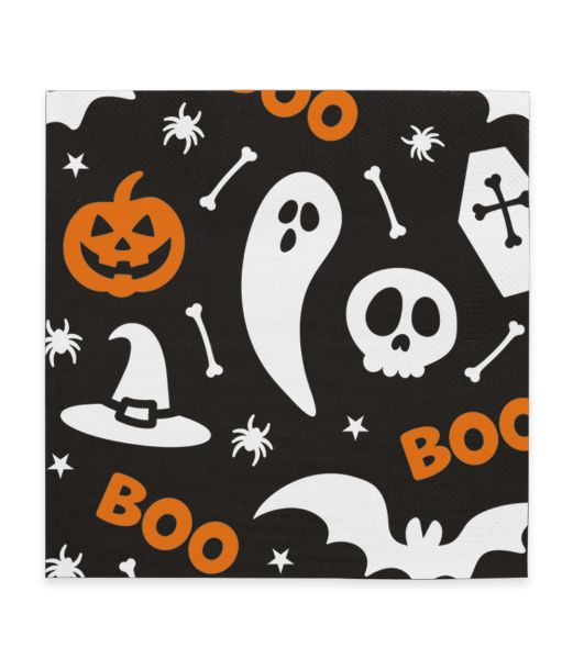 Servietter Halloween Boo 20 stk