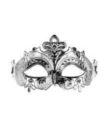 Halvmask i silver