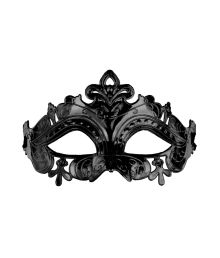 Svart halvmask