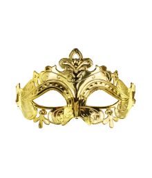 Halvmask i guld