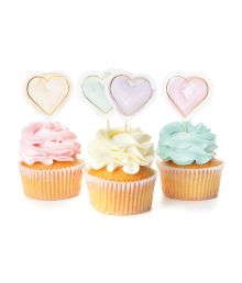 Kagepynt Pastel hjerter