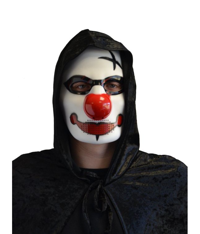Uhyggelig klovnemaske pvc 