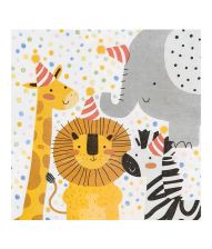 Safari servietter 33x33 cm