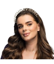 Birthday girl metal diadem