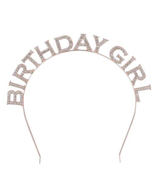 Birthday girl metal diadem