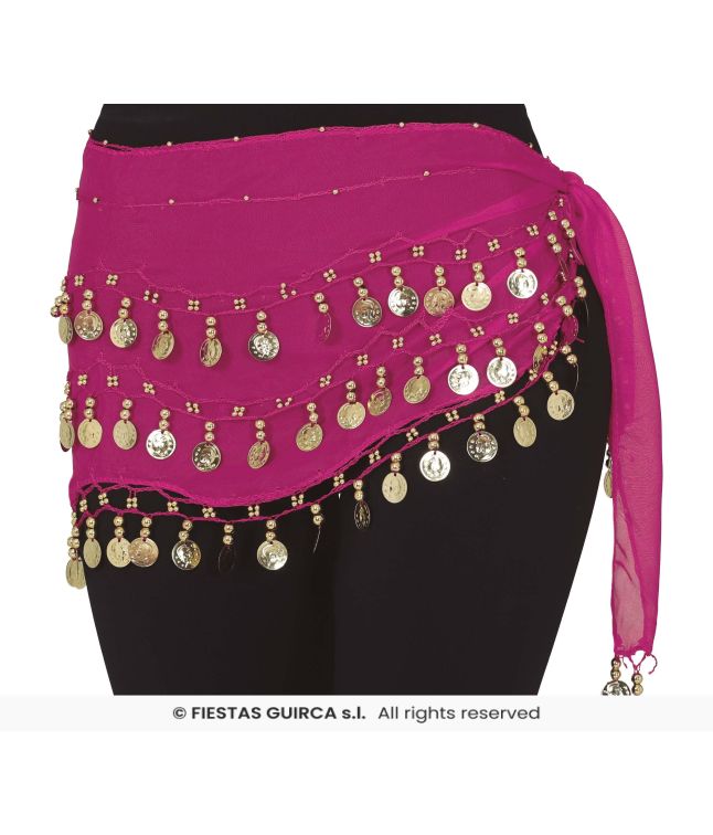 Mavedanser bælte pink