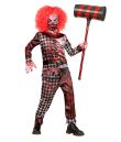 Ond clown maskeraddräkt