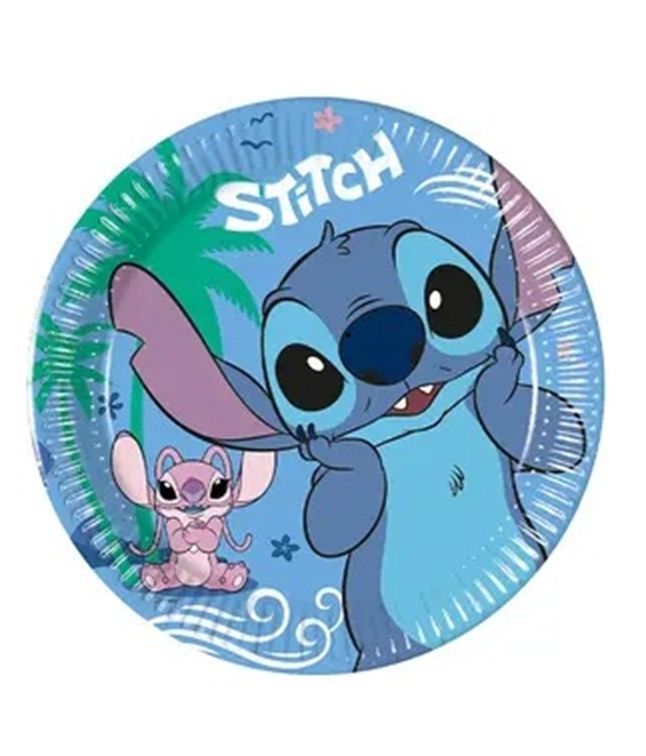 Stitch & Angel paptallerkner 20 cm.