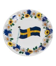 Svensk flag tallerkner 23cm