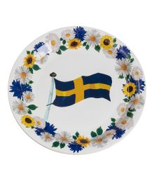 Svensk flag tallerkner 18cm