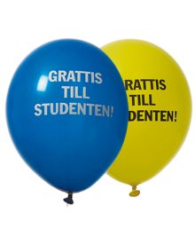 Balloner '' grattis till studenten '' 8 stk 