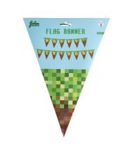 Happy birthday pixel vimpel guirlande