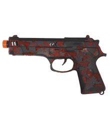 Blodig svart pistol