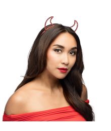 Djävul diadem med stenar