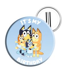 'Bluey birthday' badge 