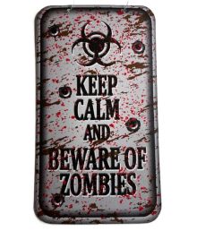 Keep calm Zombie skilt 40 cm