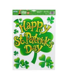 Fönsterdekoration för St Patrick's Day