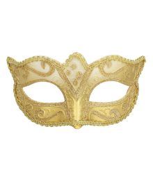 Venedig Felina halvmask, guld