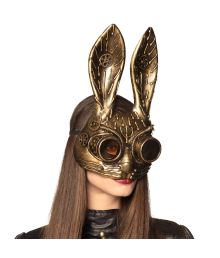 Kanin steampunk halvmask