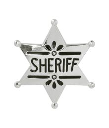 Sheriffstjärna i metall