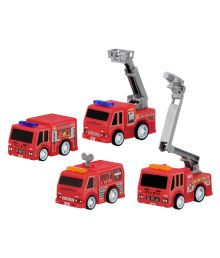 Små brandbilar, 4 st