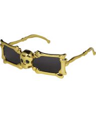 Skelet briller guld