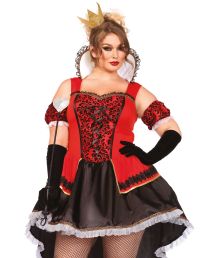 Royally sexy Queen maskeraddräkt, Plus