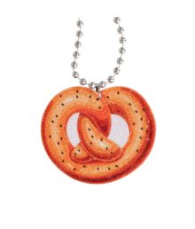 Perlehalskæde med pretzel