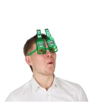 Grønne ølflaskebriller