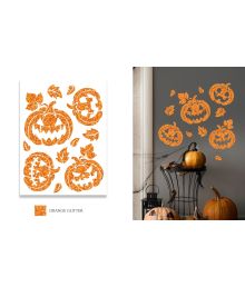 Pumpa glitter klistermärken