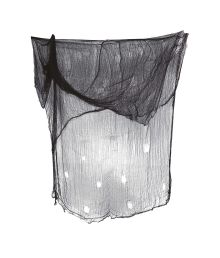 Svart gasväv, 2 x 5 m