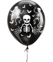 Ballonger med skelett, 10 st